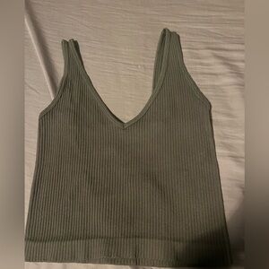 army green tank top